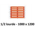Palette bois neuve 1/2 lourde 1000x1200 - PLANETPAL