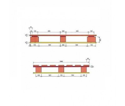 Vente Palette VMF pour bouteilles 1000x1200 (PLANETPAL)