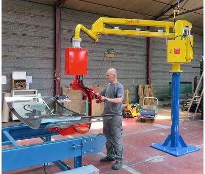 Manipulateur à ventouses pour le verre