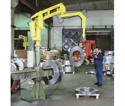 Bras manipulateur équilibré à aimant de levage