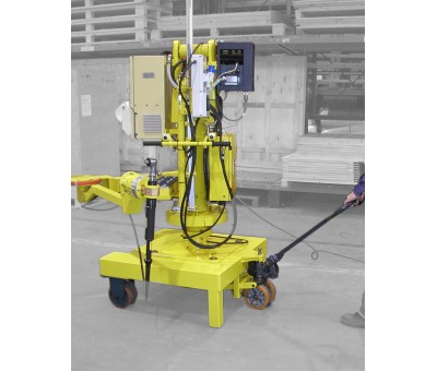 Potence pneumatique déplaçable