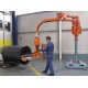 Bras préhenseur de matériaux souples gomme caoutchouc