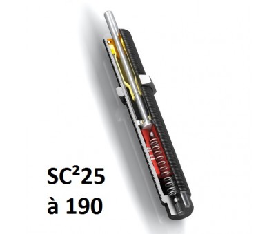 Mini amortisseur à dissipation d'énergie rapide SC²25 à 650