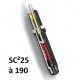 Mini amortisseur à dissipation d'énergie rapide SC²25 à 650