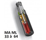 Amortisseur hydraulique réglable MA ML33 à 63 - BIBUS France