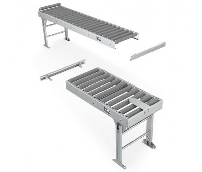 Table à rouleaux pour poste d'emballage
