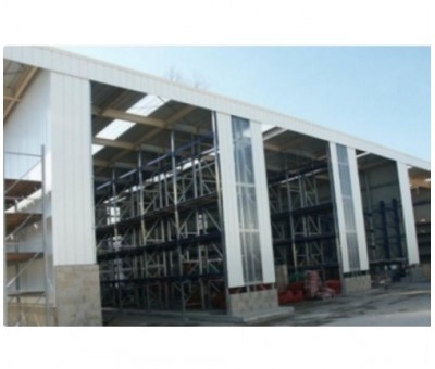 Batiment autoportant pour le stockage