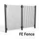 Cloison de protection antichoc en résine armée FE Fence