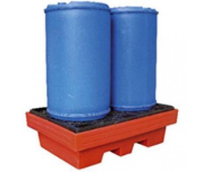 Bac plastique de rétention 2 fûts