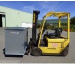Benne à déchets galvanisée pour tête rotative - EMILY