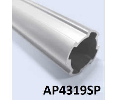 Tube Lean aluminium profilé diamètre 43 mm, Flexoline