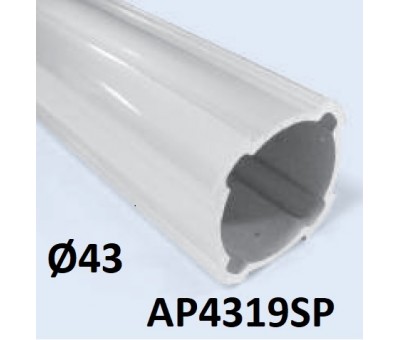 Achat Tube Lean aluminium profilé diamètre 43 mm, Flexoline
