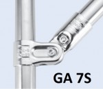 Raccord acier rond articulé | orientable, diamètre 28 mm Flexoline - AT SOURCING