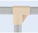 Raccord plastique rond lean manufacturing, diamètre 28 mm, Flexoline - AT SOURCING
