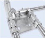 Platine pour roulette de chariot lean MCP-BN-L ou -R - AT SOURCING