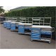 Etabli mobile à structure tubulaire lean manufacturing