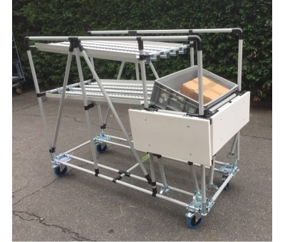 Meuble lean mobile de préparation de commande