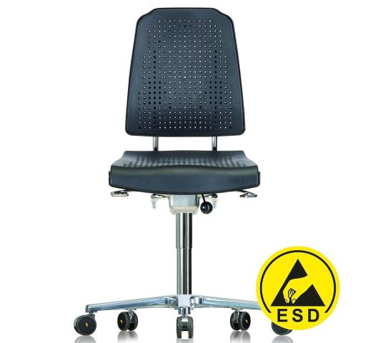 Siège ergonomique antistatique KLIMASTAR WS 9220 ESD pour atelier électronique - ERGOFRANCE