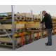 Devis Tiroir sur lisses de rayonnage, extractible à 70%