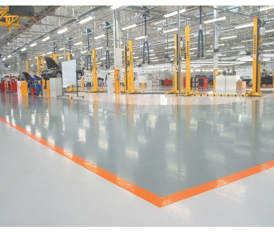 Revêtement epoxy anti dérapant pour atelier et entrepot Flowcoat SF41 Composite