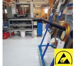 Sol autolissant 6/7 mm antistatique à haute tenue chimique Flowfresh ESD MF - FLOWCRETE FRANCE