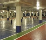Système de sol polyuréthane antidérapant pour application sur béton et asphalte Deckshield ID - FLOWCRETE FRANCE