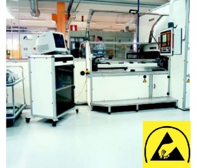 Revêtement de sol epoxy dissipatif multicouche décoratif  2/3 mm Peran ESD STB