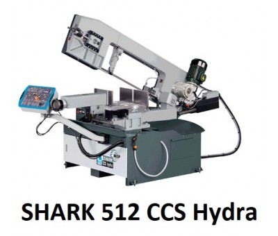 Scie à ruban à descente contrôlée SHARK 512 CCS Hydra | charpente