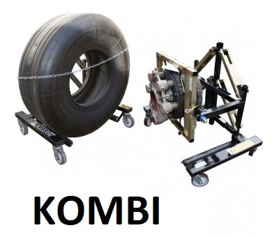 Vente Chariot manipulateur roue et frein aéronautique KOMBI TL | TN (ACE INGENIERIE)