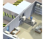 Cloison acoustique industrielle - réduction du bruit en atelier jusqu'à -50dB - CREACOUSTIC
