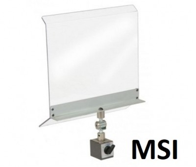 Ecran polycarbonate de sécurité à fixation magnétique MSI