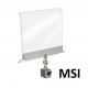 Ecran polycarbonate de sécurité à fixation magnétique MSI
