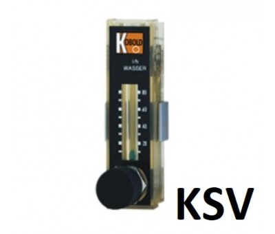 Indicateur de débit à flotteur pour petit débit air et liquide KSV