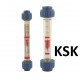 Indicateurs de débit pour fluides corrosifs et air KSK