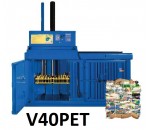 Presse à balles 40 kg 2 caissons pour bouteilles PET V40PET - DECOVAL SERVIPACK