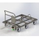 Chariot palette monotrace tractable en train logistique
