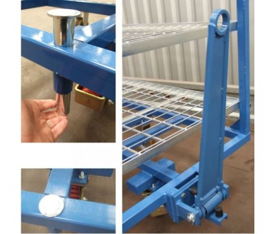 Devis Chariot tractable monotrace à étagères réglables