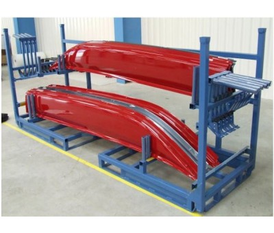 Container pour pièces de carrosserie peintes