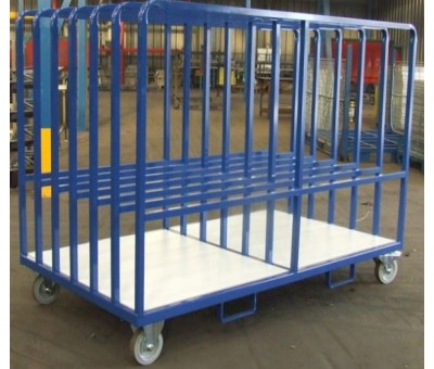 Chariot porte panneaux bois et menuiserie