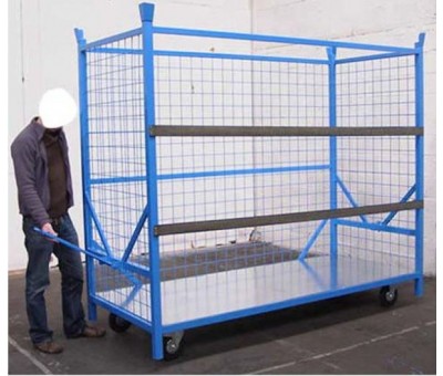 Achat Chariot grillagé gerbable grand volume sur mesure