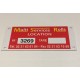 Plaque d'identification pvc pour conteneur en fil