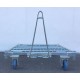 Timon universel pour train de chariots roll conteneur