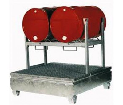 Support de fûts gerbable pour palette MCT