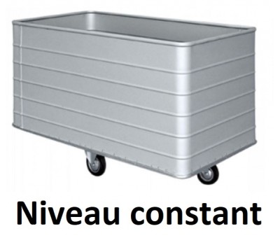 Chariot à fond constant en aluminium