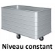 Chariot à fond constant en aluminium