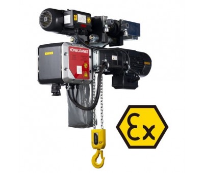Palan électrique à chaine ATEX EXN pour environnement dangereux