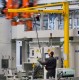 Potence d'atelier à profil creux