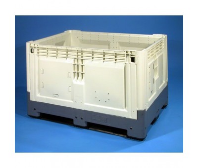 Vente Caisse palette pliable en plastique 720 litres (MDM MASSE DIFFUSION MANUTENTION)