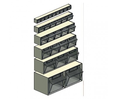 Achat Bloc tiroirs basculants pour stockage modulaire Visioset