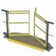 Portillon pour garde corps de plateforme industrielle